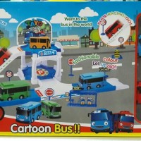 Lego TAYO The LITTLE BUS Parking Garage Mainan Gedung Parkir Jalan