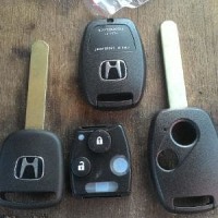 kunci honda 2 tombol + casing remot jazz rs brio mobilio crv c