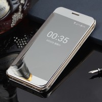 Smart Casing Cover HP Samsung J7 PRO J730 Plus Flip Mirror Smart Auto