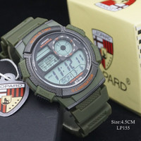 New Jam Tangan Pria Leopard 1270 Digital Original Terlaris