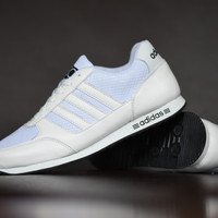 Sepatu Sport Adidas Neo City Racer Full White Putih Casual Kets Pria