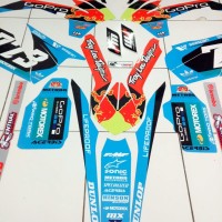 Stiker/sticker/decal motor viar cross x 250ec custom