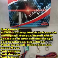 alarm motor HONDA NEW CBR 150 LED + cara pasang