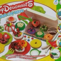 Lego CRISPY DOUGHNUTS Color Clay Dough Mainan Adonan Doh Lilin