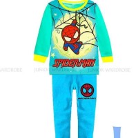BAJU TIDUR ANAK SIZE 2-7T JW 22-I SPIDERMAN | PIYAMA ANAK IMPOR