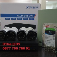 PAKET CCTV 4 KAMERA HDCVI 2MP ( INCLUDE BIAYA PASANG JAKARTA )