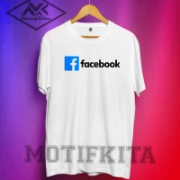 Kaos FACEBOOK FB keren Distro Motifkita