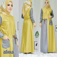 Jual gamis baju dress muslim syariah muslimah longdress long pesta mewah Murah
