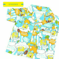 Piyama Anak/Baju Tidur Anak/Piyama Spongebob