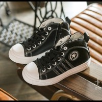 SEPATU BOOTS ANAK WARNA HITAM / BOOTS CONVERSE STAR BLACK
