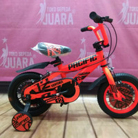 SEPEDA ANAK BMX PACIFIC VENTURA RODA EMPAT 12 INCHI ORANGE 2-5 TAHUN