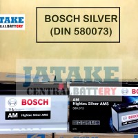 Aki kering mobil merk BOSCH SILVER 58024 580073 di Tangerang