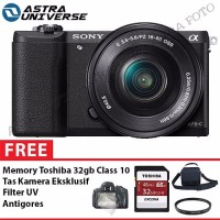 Sony Alpha A5100 Kit 16 50mm Paket Komplit 32gb Garansi Resmi Sony