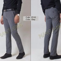 PROMO Celana Bahan Kain Slimfit untuk kerja dan acara formal pria cow