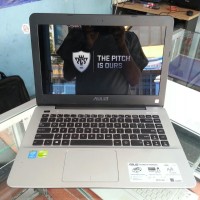 LAPTOP GAMING SECOND ASUS A455L SILVER CORE I3 HASWELL MURAH RAM 2GB H