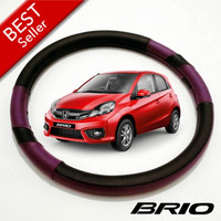 Aksesoris Mobil Cover Setir Sarung Stir Mobil Honda BRIO UNGU
