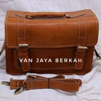 Tas kulit untuk kamera DSLR SLR MIRROR LENS