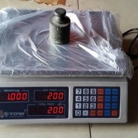 tora precise digital scale 30 kg / timbangan meja digital