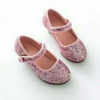 Jual antofel shoes high heels Glitter sepatu pesta anak cewe Murah