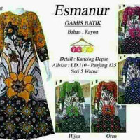 Jual LONGDRES GAMIS BATIK