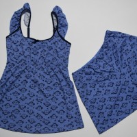 Baju Tidur Wanita NEVADA 1 Set Motif