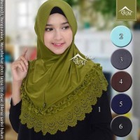 Jilbab Instan Gotik Laser / Khimar / Hijab / Kerudung Langsungan