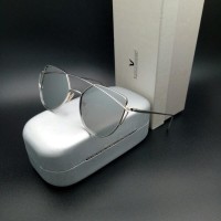 Kacamata Dior Love Punch Silver Kacamata Wanita Fashion Kekinian Murah
