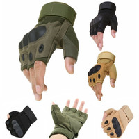 Jual SARUNG TANGAN GLOVES OUTDOOR BIKERS TACTICAL SEPEDA MOTOR HALF FINGER Murah