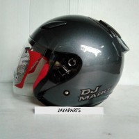 HELM HELEM HELMET KYT DJ MARU SOLID ALL GRY