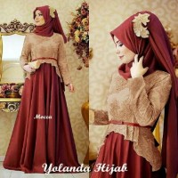 BAJU WANITA 2018 Yolanda Emboss Florencia Hijab