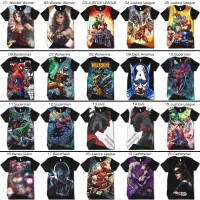 Jual kaos 3d anime superhero games BEST SELLER! murah meriah Murah