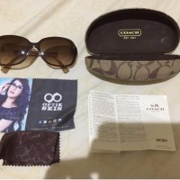 keren sunglass kacamata wanita hitam Coach original like new