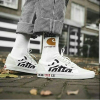 Vans Old Skool Patta White Premium Original / sepatu running