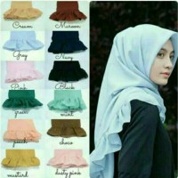 Jilbab Segiempat Rempel Katun Ero Berkualitas Harga Murah