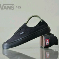 SEPATU VANS AUTHENTIC FULLBLACK HITAM WAFFLE ICC KW SUPER SIZE 38 - 43