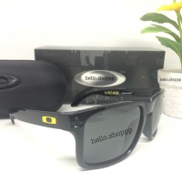 Kacamata Oakley Holbrook VR46 Valentino Rossi black glossy hitam
