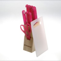 Acessories Mewah PISAU DAPUR WARNA VICENZA KNIFE SET 10PCS V-920K