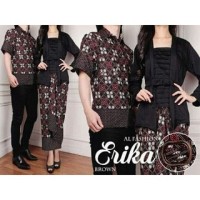 AL CP ERIKA BAJU MUSLIM MURAH COUPLE BATIK MODERN SARIMBIT KELUARGA MU