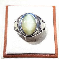 TOP CINCIN BATU AKIK NATURAL PANDAN HIJAU KANTORAN SIZE TERMURAH