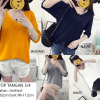 BAJU WANITA TERBARU Top Zara Basic Knit