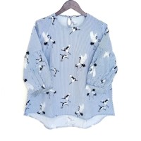 BAJU WANITA TERBARU Trisen ATASAN BLOUSE ZARA BIRD PREMIUM BIG SIZE /