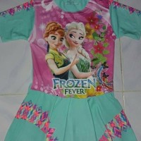 baju renang rok SD gambar Frozen