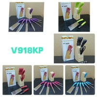 Pisau Dapur Set 9pcs Vicenza V918KP