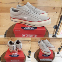 Converse One Star x UNDEFEATED Grey Premium BNIB (Free tas sepatu)