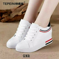 Sepatu Wanita Sepatu Kets Sport Sneakers Wedges Boot High Heels Cewek