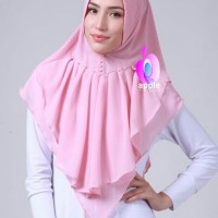Jual Hijab Jilbab Kerudung Instan Khimar Verana Pearl Mutiara by Apple Murah