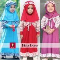 Baju Gamis Anak Muslim | Cardigan Set | Fiola Set