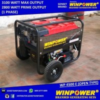 Genset / Generator Winpower 3000 Watt, Electric Starter Berkualitas