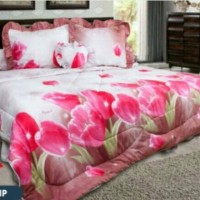 Best Price Bedcover Set California My Love 3D 180X200 Red Tulip Mura