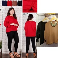 Atasan Blouse Wollycrepe Extra Large Fashion Wanita XL-XXL Baju Murah
